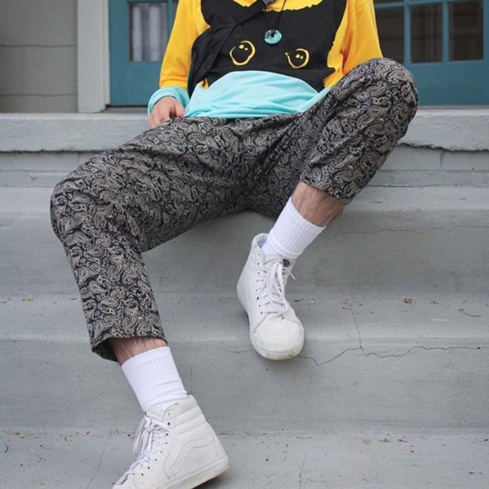 Paisley Print Pants